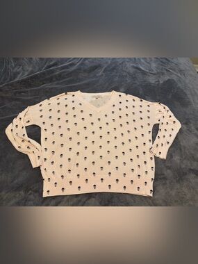 Philosophy Pink Skull Sweater Size XL